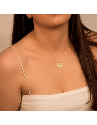 18K MEDALLA ORO AMARILLO VIRGEN DE LA...