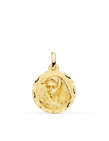 18K MEDALLA VIRGEN MACARENA 18 MM...