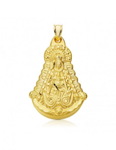 18K VIRGEN DEL ROCIO SILUETA 40X30 MM...