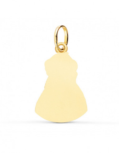 18K MEDALLA ORO AMARILLO VIRGEN DEL...