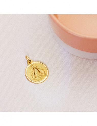 18K MEDALLA ORO AMARILLO VIRGEN DE LA...