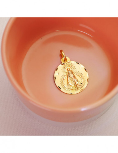 18K MEDALLA ORO AMARILLO VIRGEN DE LA...