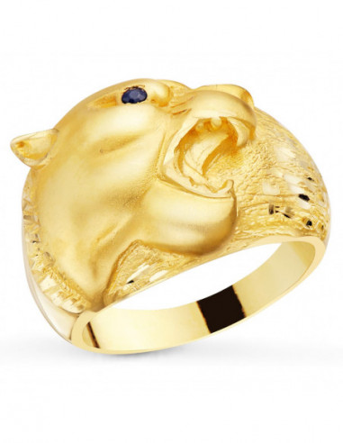 18K SELLO ORO AMARILLO MACIZO PUMA...
