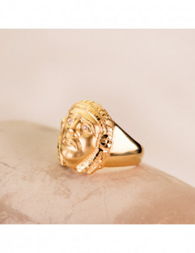 18K SELLO ORO AMARILLO INDIO...