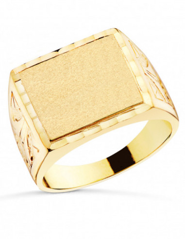 18K SELLO ORO AMARILLO TALLADO...