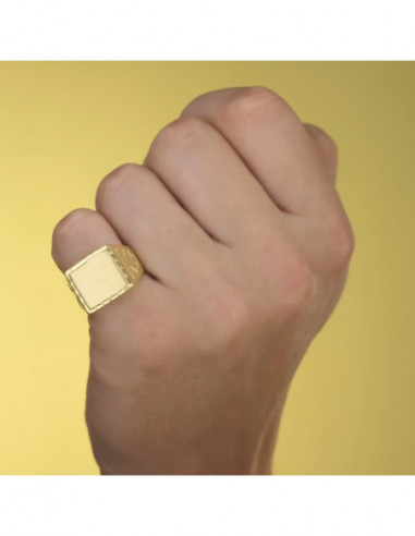 18K SELLO ORO AMARILLO TALLADO...