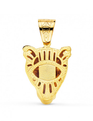 18K COLGANTE PUMA GIGANTE. 40X34 MM