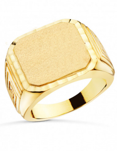 18K SELLO ORO AMARILLO CABALLERO...