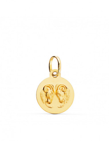 18K MEDALLA HOROSCOPO ORO AMARILLO...