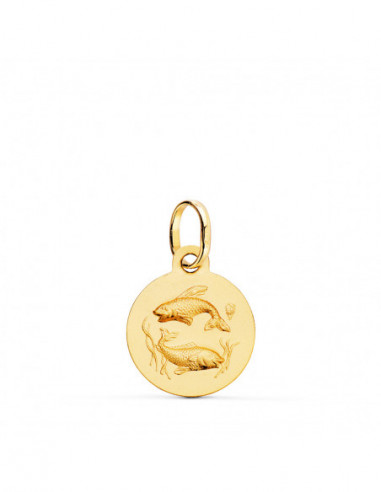 18K MEDALLA HOROSCOPO ORO AMARILLO...