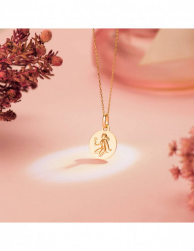 18K MEDALLA HOROSCOPO ORO AMARILLO...