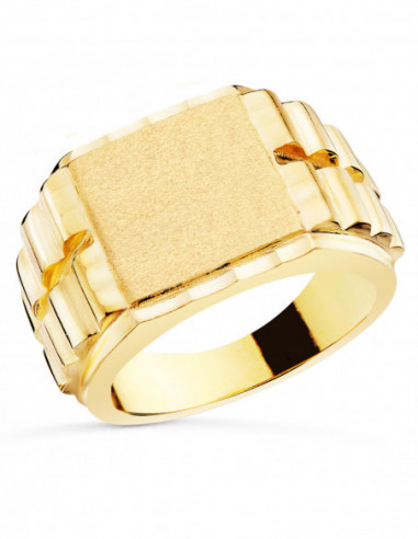 18K SELLO ORO AMARILLO CABALLERO...