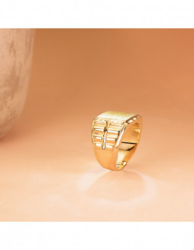 18K SELLO ORO AMARILLO CABALLERO...