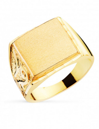 18K SELLO ORO AMARILLO CABALLERO ZONA...