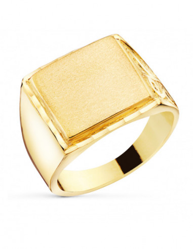 18K SELLO ORO AMARILLO CABALLERO ZONA...