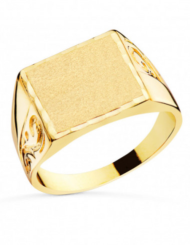 18K SELLO ORO AMARILLO CABALLERO...