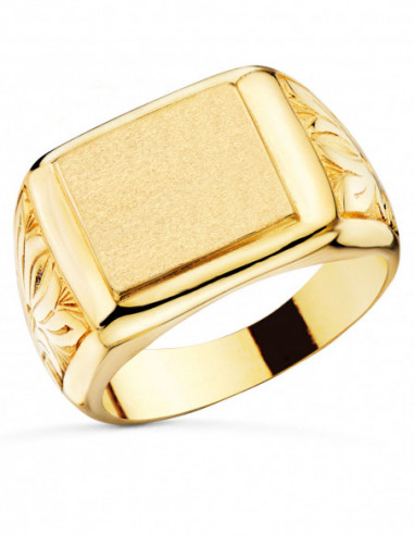 18K SELLO ORO AMARILLO CABALLERO...