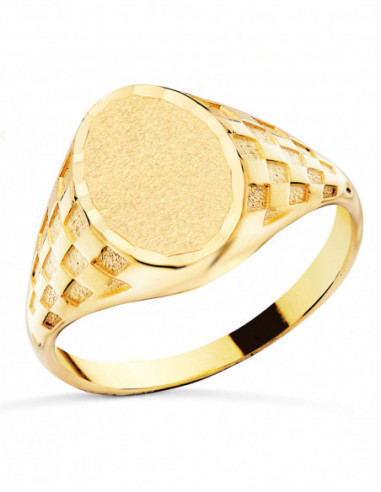 18K SELLO ORO AMARILLO MACIZO CADETE...