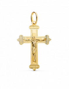 18K CRUZ ORO AMARILLO CON... 2