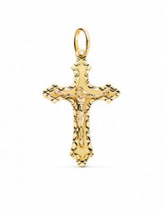 18K CRUZ ORO AMARILLO CON... 2