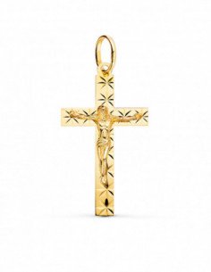 18K CRUZ ORO AMARILLO CON... 2