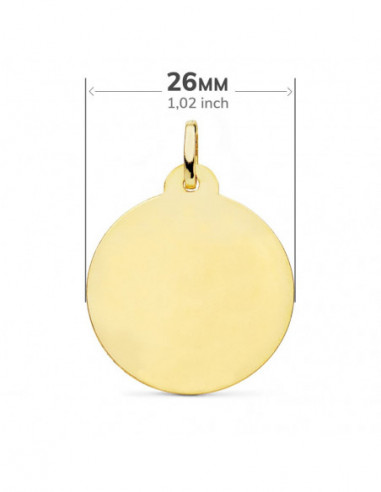 18K MEDALLA CRISTO SAGRADO CORAZON DE...