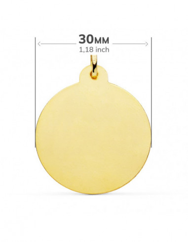 18K MEDALLA CRISTO SAGRADO CORAZON DE...