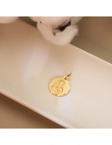 18K MEDALLA CRISTO SAGRADO CORAZON DE...