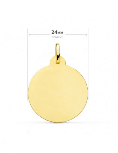 18K MEDALLA CRISTO SAGRADO CORAZON DE...