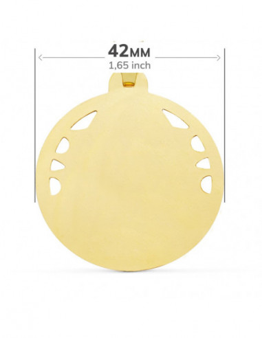 18K MEDALLA CRISTO SAGRADO CORAZON DE...