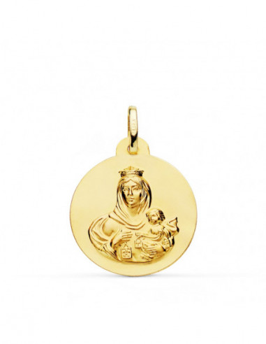 18K MEDALLA ORO AMARILLO VIRGEN DEL...