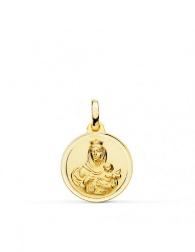 18K ESCAPULARIO BISEL VIRGEN DEL...