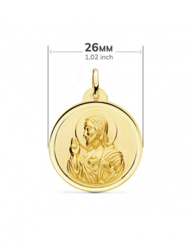 18K ESCAPULARIO VIRGEN DEL CARMEN...