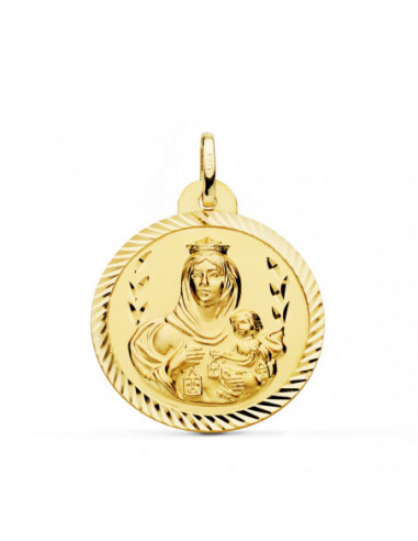 18K ESCAPULARIO HELICE VIRGEN DEL...