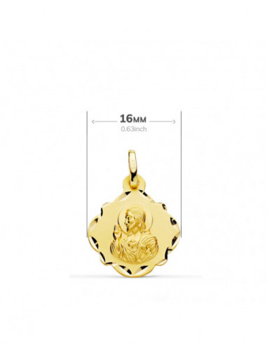 ESCPULARIO VIRGEN DEL CARMEN CORAZON...