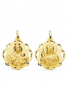 18K ESCAPULARIO VIRGEN DEL... 2