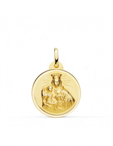 18K MEDALLA VIRGEN MARIA DEL CARMEN...