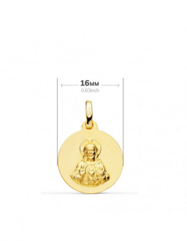 18K ESCAPULARIO VIRGEN DEL CARMEN Y...