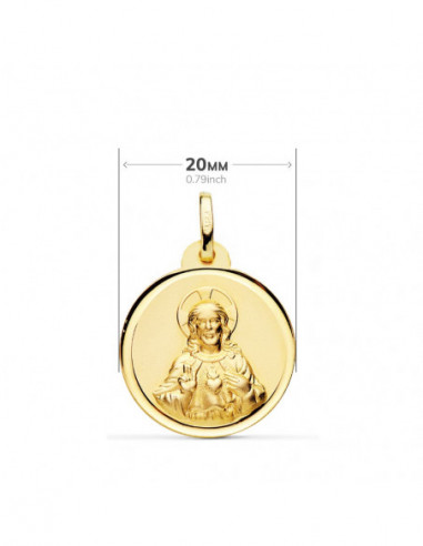 18K ESCAPULARIO VIRGEN DEL CARMEN...