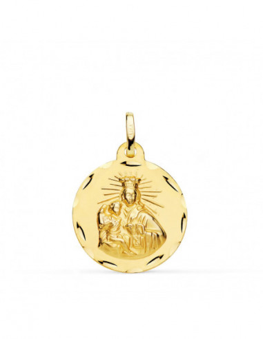 18K ESCAPULARIO CORAZON DE JESUS Y...