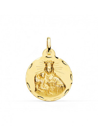 18K ESCAPULARIO CORAZON DE JESUS Y...