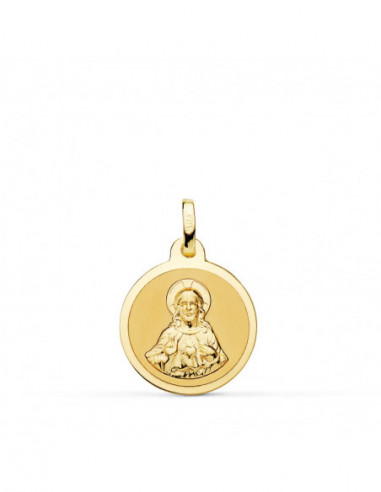 18K ESCAPULARIO VIRGEN DEL CARMEN Y...