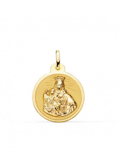 18K ESCAPULARIO VIRGEN DEL CARMEN Y...