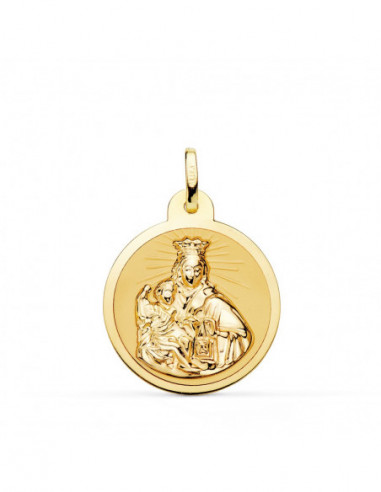 18K ESCAPULARIO VIRGEN DEL CARMEN Y...