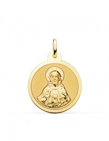 18K ESCAPULARIO VIRGEN DEL CARMEN Y...