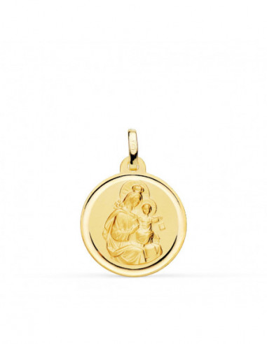 18K MEDALLA VIRGEN MARIA DEL CARMEN...