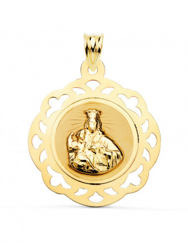 18K ESCAPULARIO VIRGEN DEL CARMEN Y...