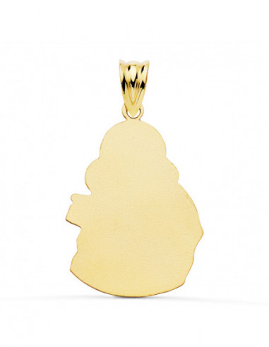 18K MEDALLA VIRGEN DEL CARMEN SILUETA...