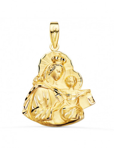 18K MEDALLA VIRGEN DEL CARMEN SILUETA...