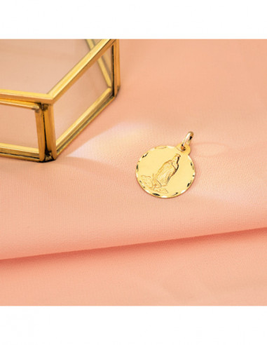 18K MEDALLA ORO AMARILLO VIRGEN DE...